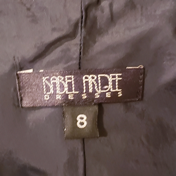 Isabel Ardee Silver Metallic Slip Style Cocktail Dress Size 8 - Picture 5 of 5